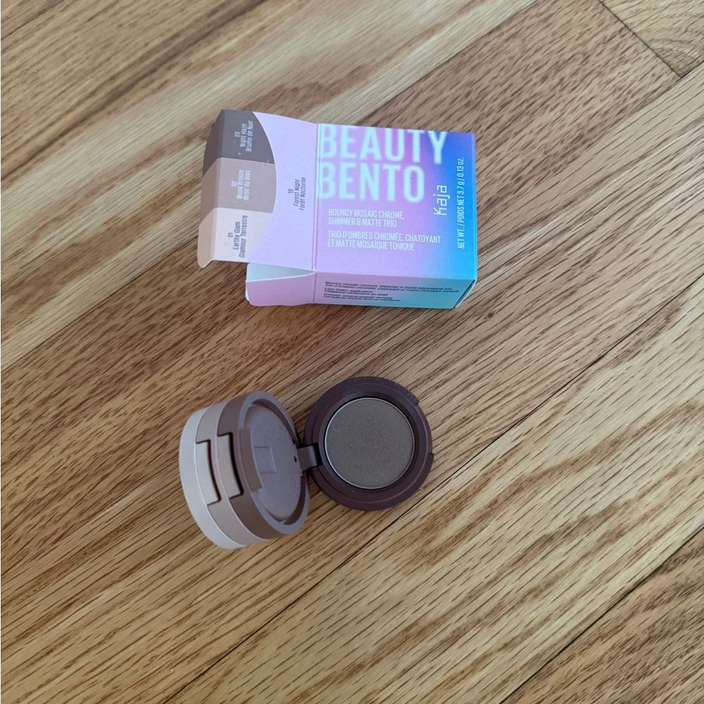 Kaja Beauty Bento Stacked Eyeshadow Trio Forest Night